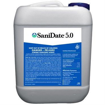 BIOSAFE SYSTEMS SANIDATE 5.0 2.5 GAL