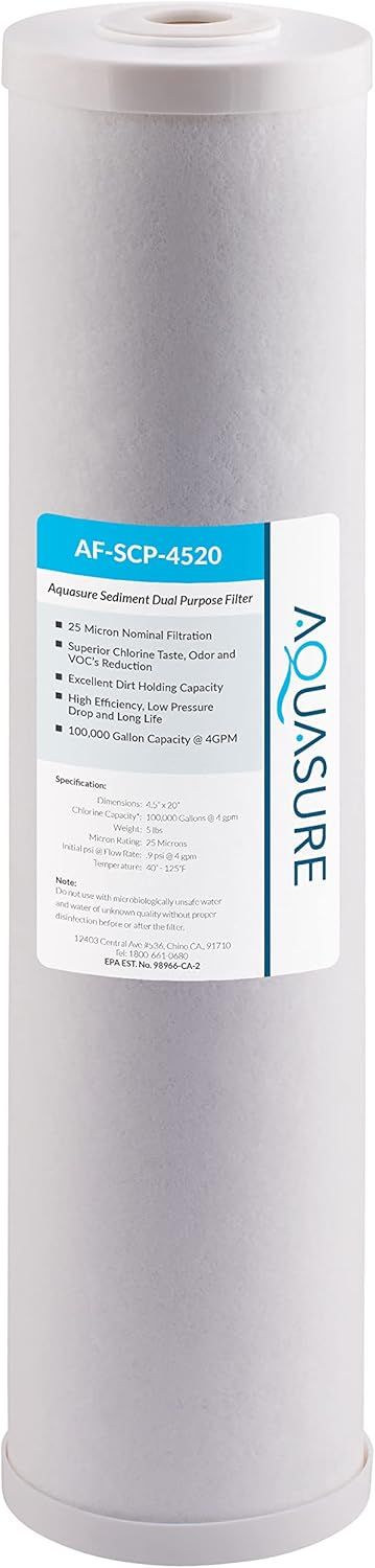 RO SEDIMENT FILTER 4.5" x 20" POLY SPUN