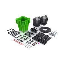 THE BUCKET COMPANY 10 GAL GREEN STAKE GROWERS KIT (6 BUCKETS)