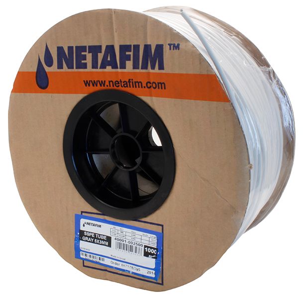 NETAFIM 5MM UV WHITE™ POLYETHYLENE TUBING 1 FOOT PIECE