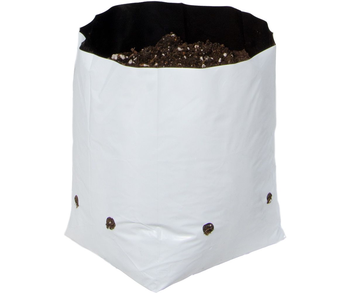 1 GAL BLACK AND WHITE GROW BAGS (CASE OF 500)