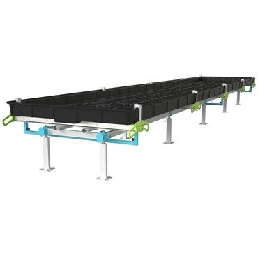 BOTANICARE SLIDE BENCH: 4FT WIDE x 20.5FT LONG x 12IN HIGH