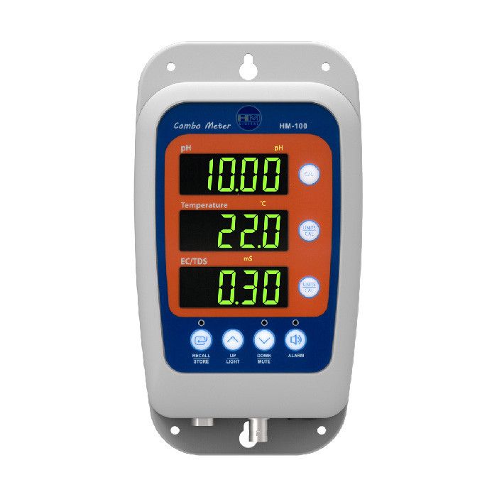 HM DIGITAL HM-100 CONTINUOUS PH/EC/TDS TEMP MONITOR