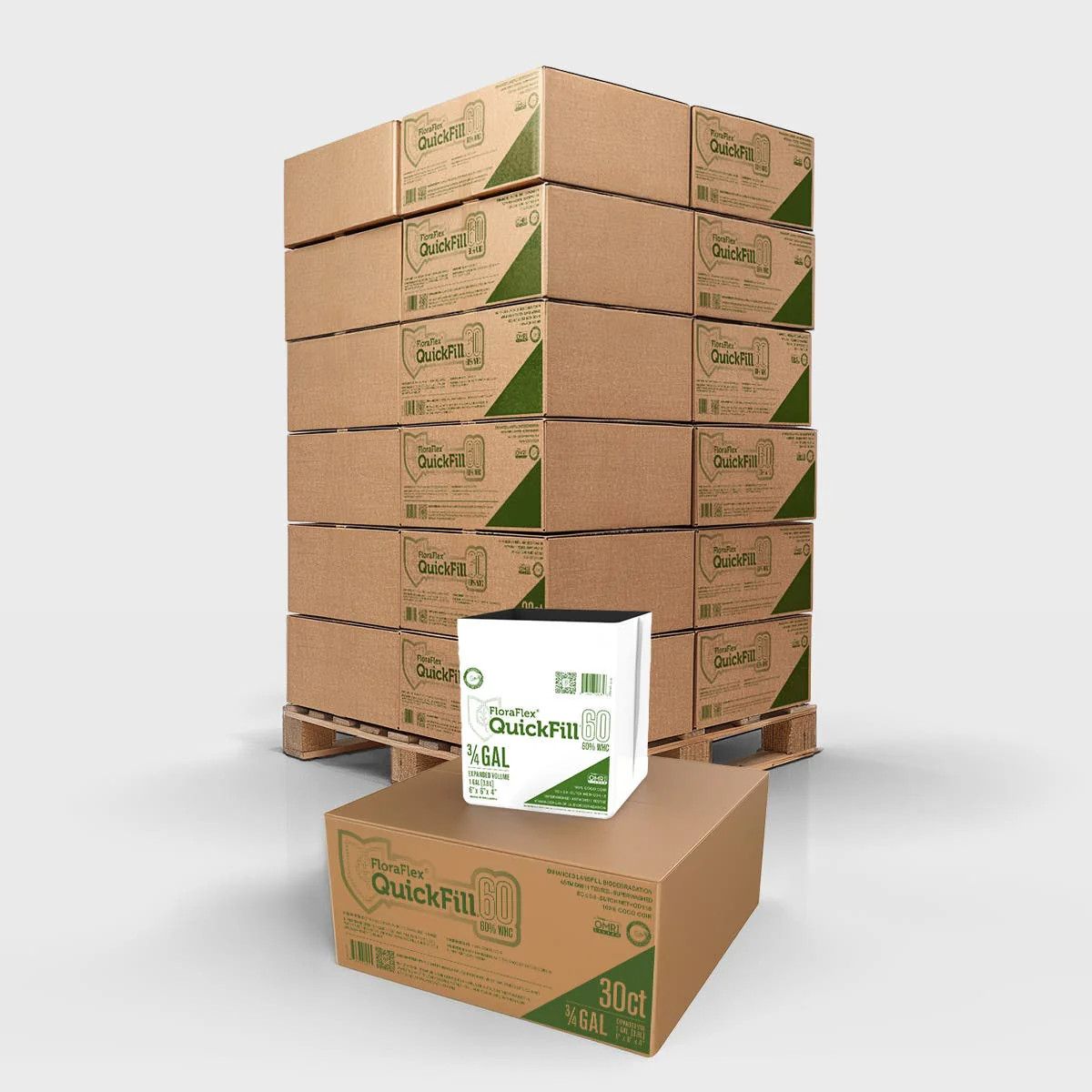 FLORAFLEX QUICKFILL COCO BAG 3/4 GAL (CASE OF 30)