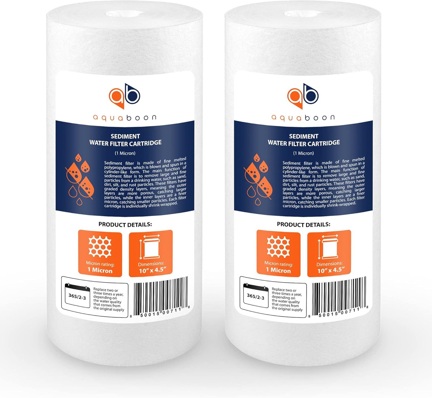 RO SEDIMENT FILTER 1u (4.5"x10")