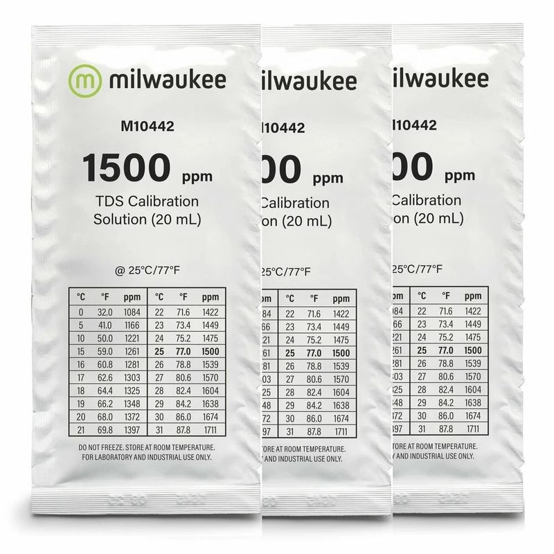 MILWAUKEE 1500 PPM CALIBRATION SOLUTION 20ML