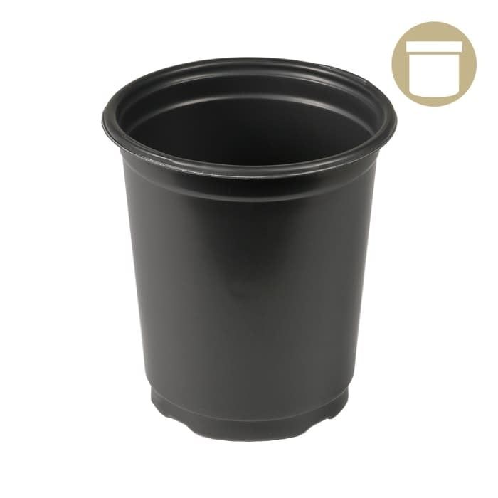 1 QUART BLOW MOLDED ROUND POT