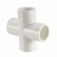PVC SCROG FITTING 4-WAY CROSS 1/2"