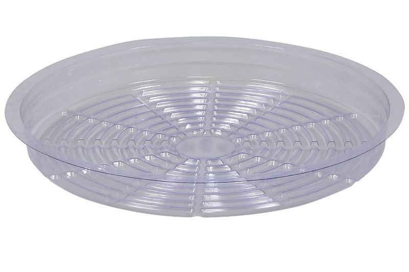 CLEAR SAUCER 17"