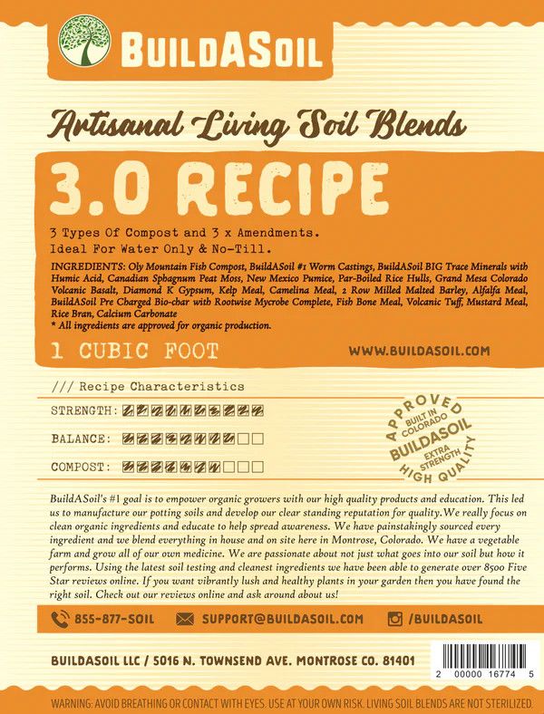 BUILD A SOIL POTTING SOIL 3.0 1 CU FT