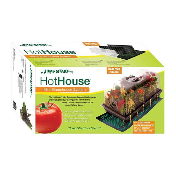 STARTER PROPAGATION KIT 7.5" DOME TRAY 72 CELL INSERT &amp; HEAT MAT HOT HOUSE