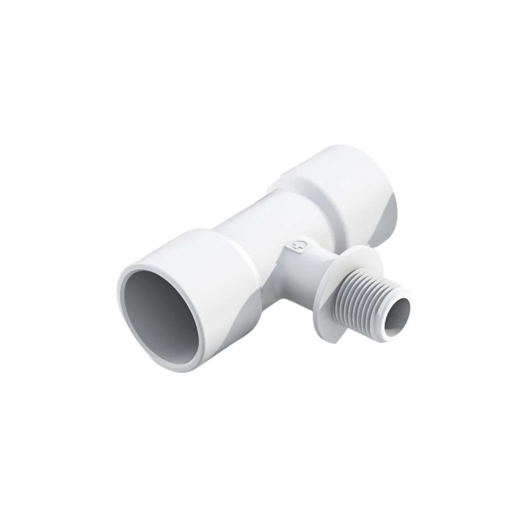 1/2" - 1" MALE PVC TEE THE BUCKET COMPANY