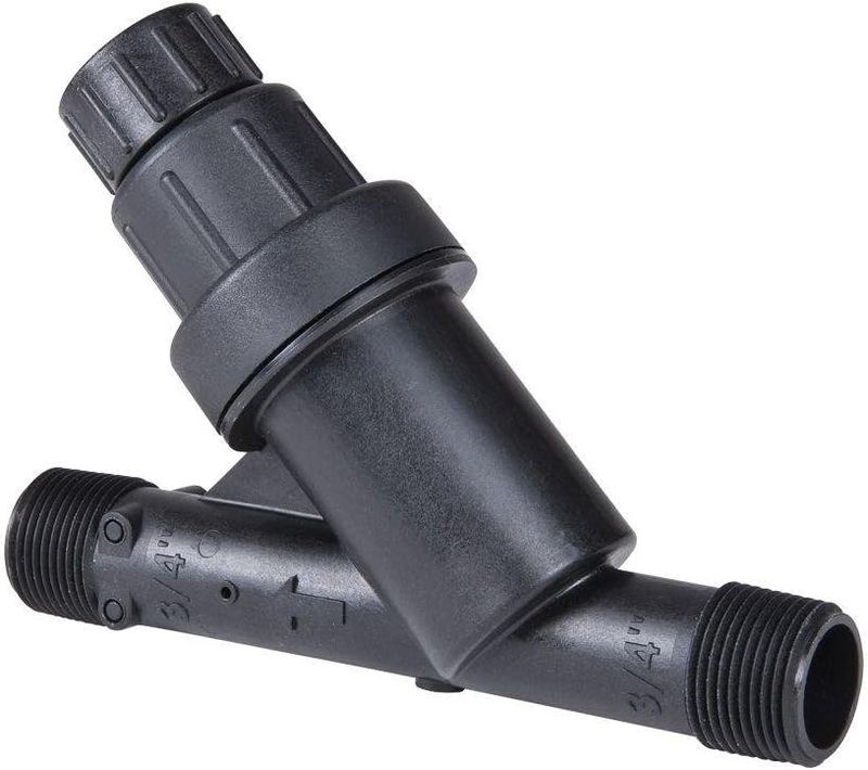 DIG 3/4" Y FILTER AND 25 PSI PRESSURE REDUCER ALL IN ONE