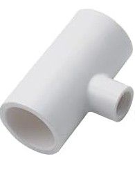 1/2" SLIP x 1/2" SLIP x 1/8" FNPT PVC TEE