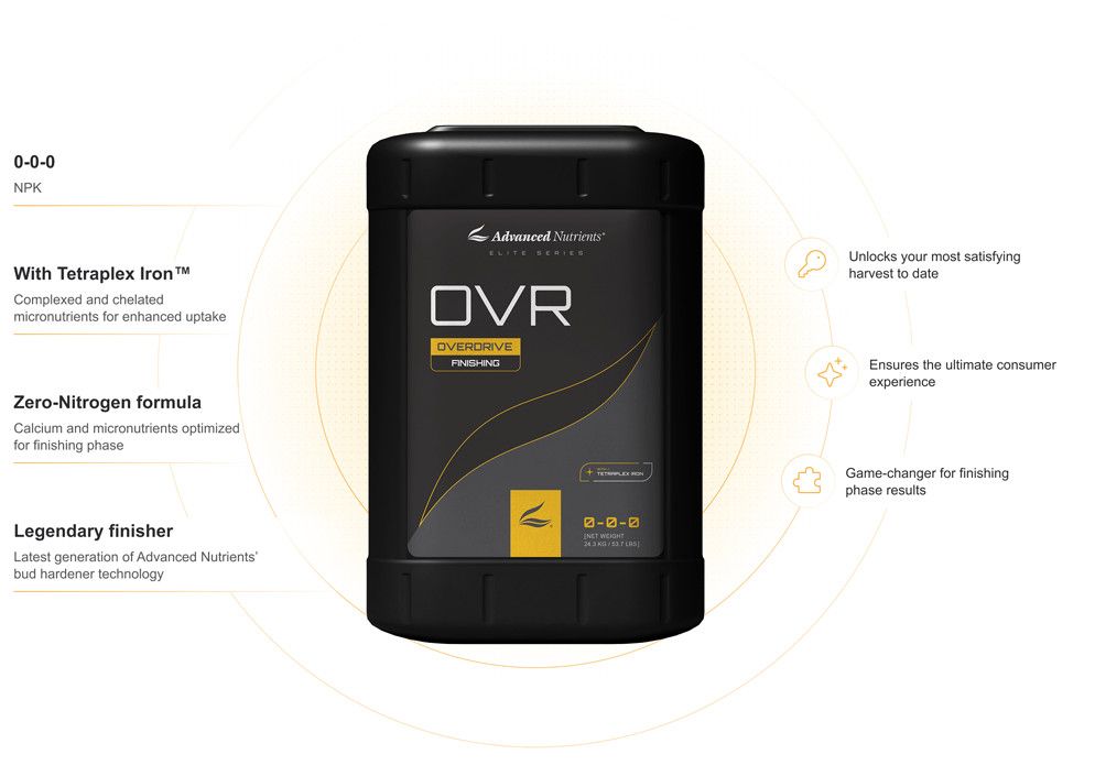 ADVANCED NUTRIENTS  8TH GENERATION OVERDRIVE 1 GAL