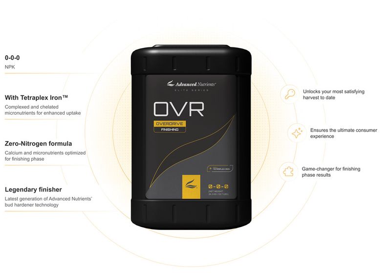 ADVANCED NUTRIENTS  8TH GENERATION OVERDRIVE 1 GAL
