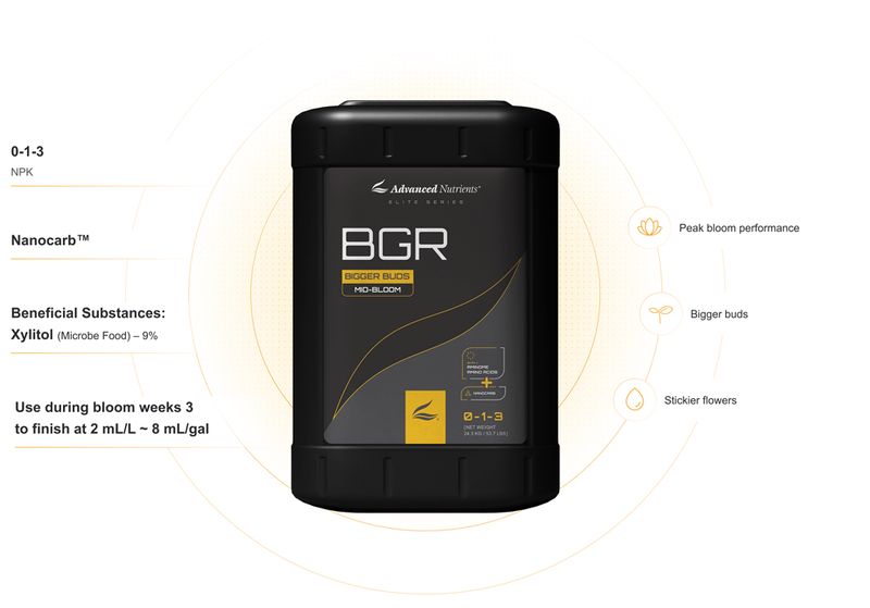 ADVANCED NUTRIENTS 8TH GENERATION BIG BUD (BGR) 2.5 GAL