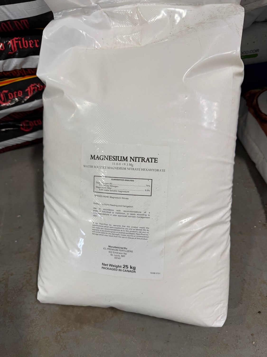 MAGNESIUM HEXAHYDRATE 55 LB