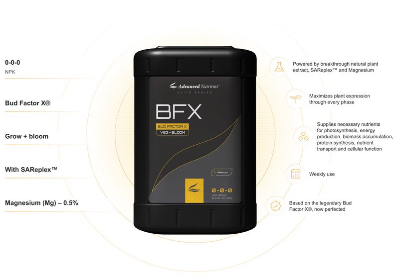 ADVANCED NUTRIENTS 8TH GENERATION BUD FACTOR X (BFX) 5 GAL