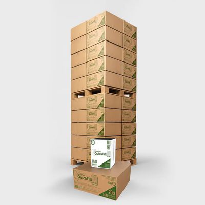 FLORAFLEX 1 GAL COCO QUICKFILL WHITE PLASTIC BAG PALLET (100 CASES)