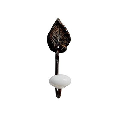 HOOK 1x LEAF &amp; CERAMIC