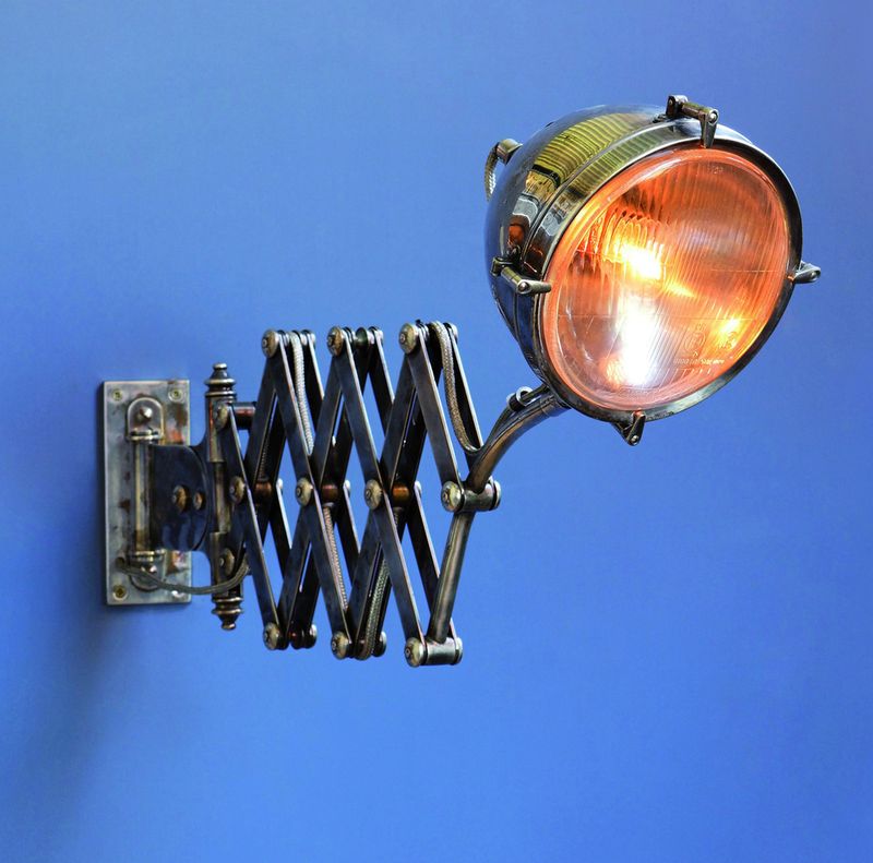 WALLSCONCE IN NICKEL &quot;&quot;SILVERSTONE&quot;&quot;