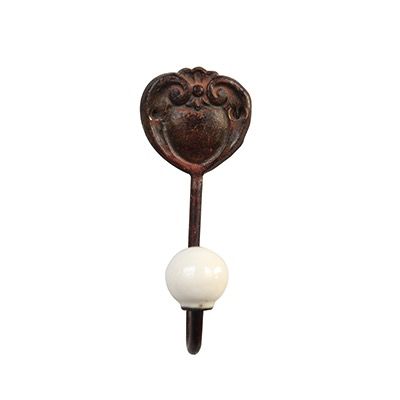 HEART HOOK WITH CERAMIC