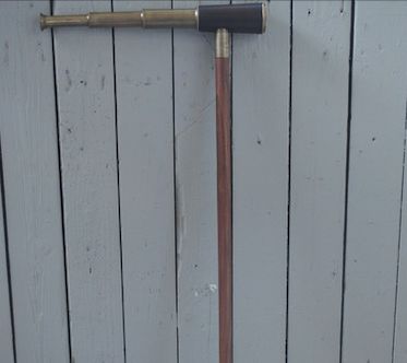 WALKING STICK WITH TELESCOPE