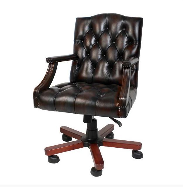 DESK CHAIR GAINSBOROUGH BROWN