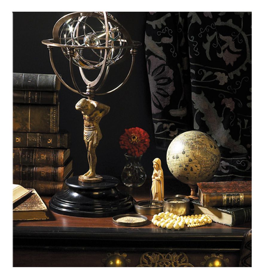 18TH C. ATLAS ARMILLARY
