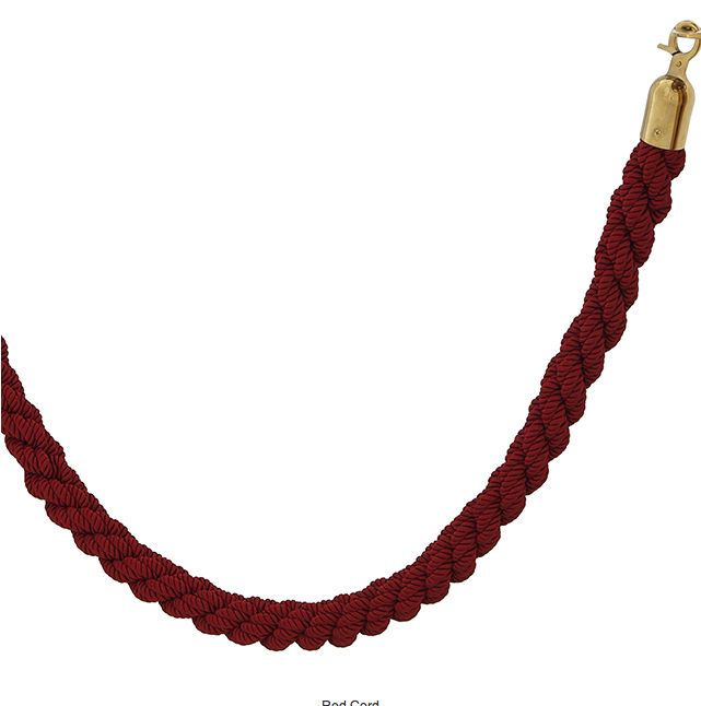 RED CORD 1,5M TITANIUM GOLD HANDLE
