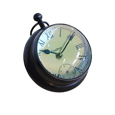 PAPER WEIGHT CLOCK LONDON