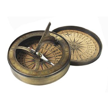 18TH C SUDIAL COMPASS