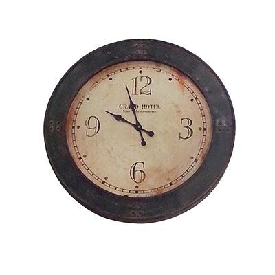 IRON CLOCK  GRAND HTEL