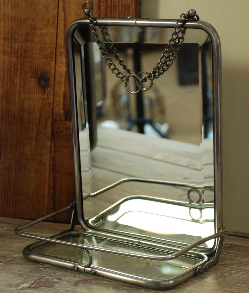 BATHROOM MIRROR W/SHELF