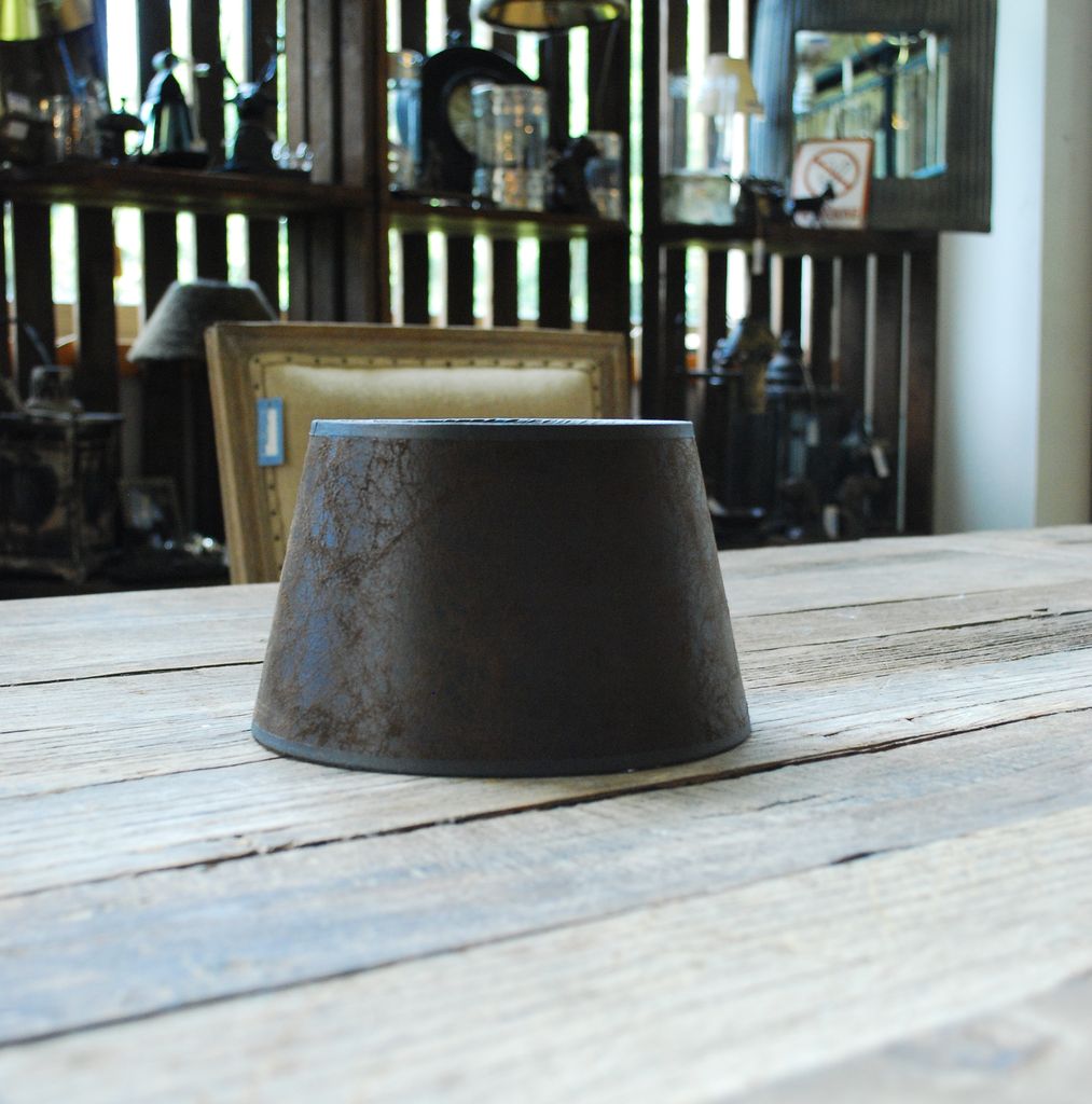 SHADE CYLINDER VINTAGE WAY ON GOLD 20CM