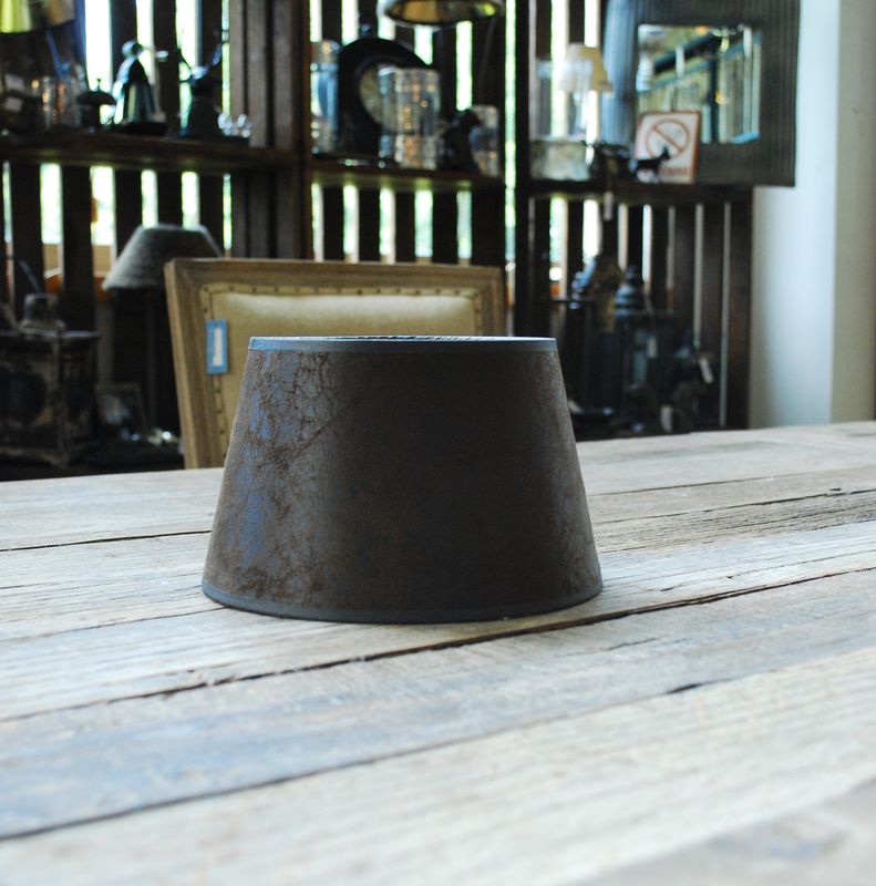 SHADE CYLINDER VINTAGE WAY ON GOLD 20CM