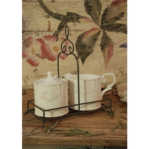 S/2 MILK AND SUGAR POT