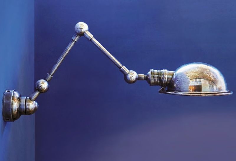 WALL LAMP 78 CM NICKLE FINISH