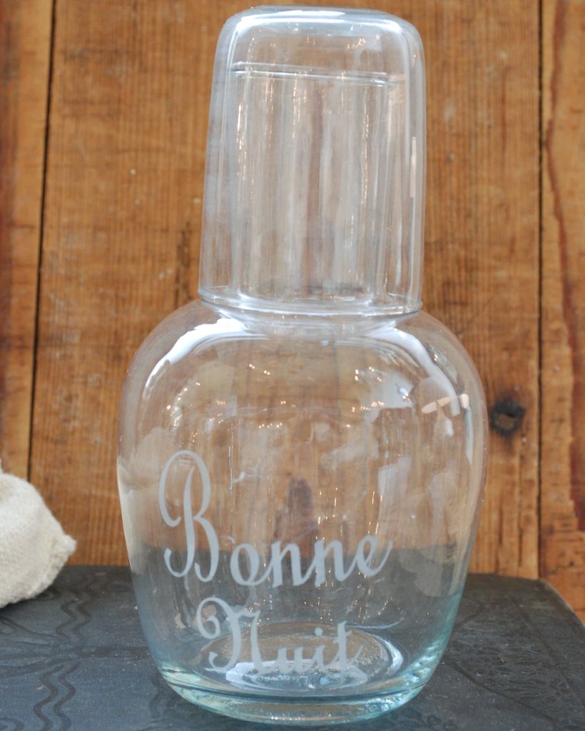 CLEAR BOTTLE BONNE NUIT