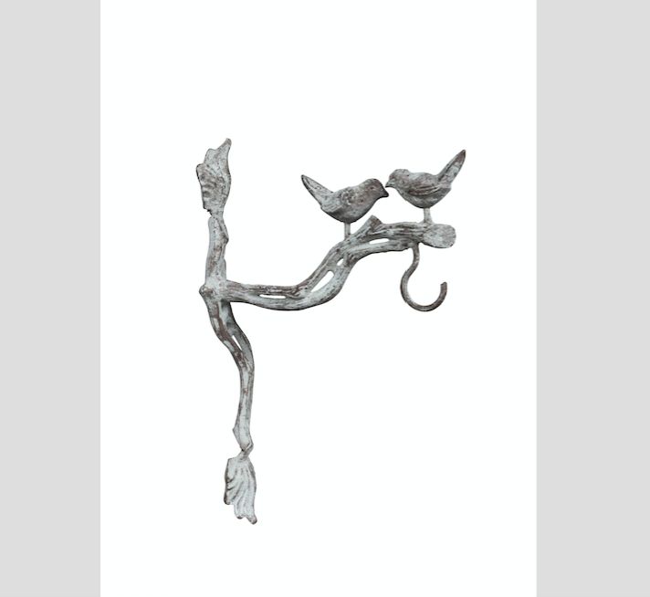 METAL HOOK W/2 BIRDS