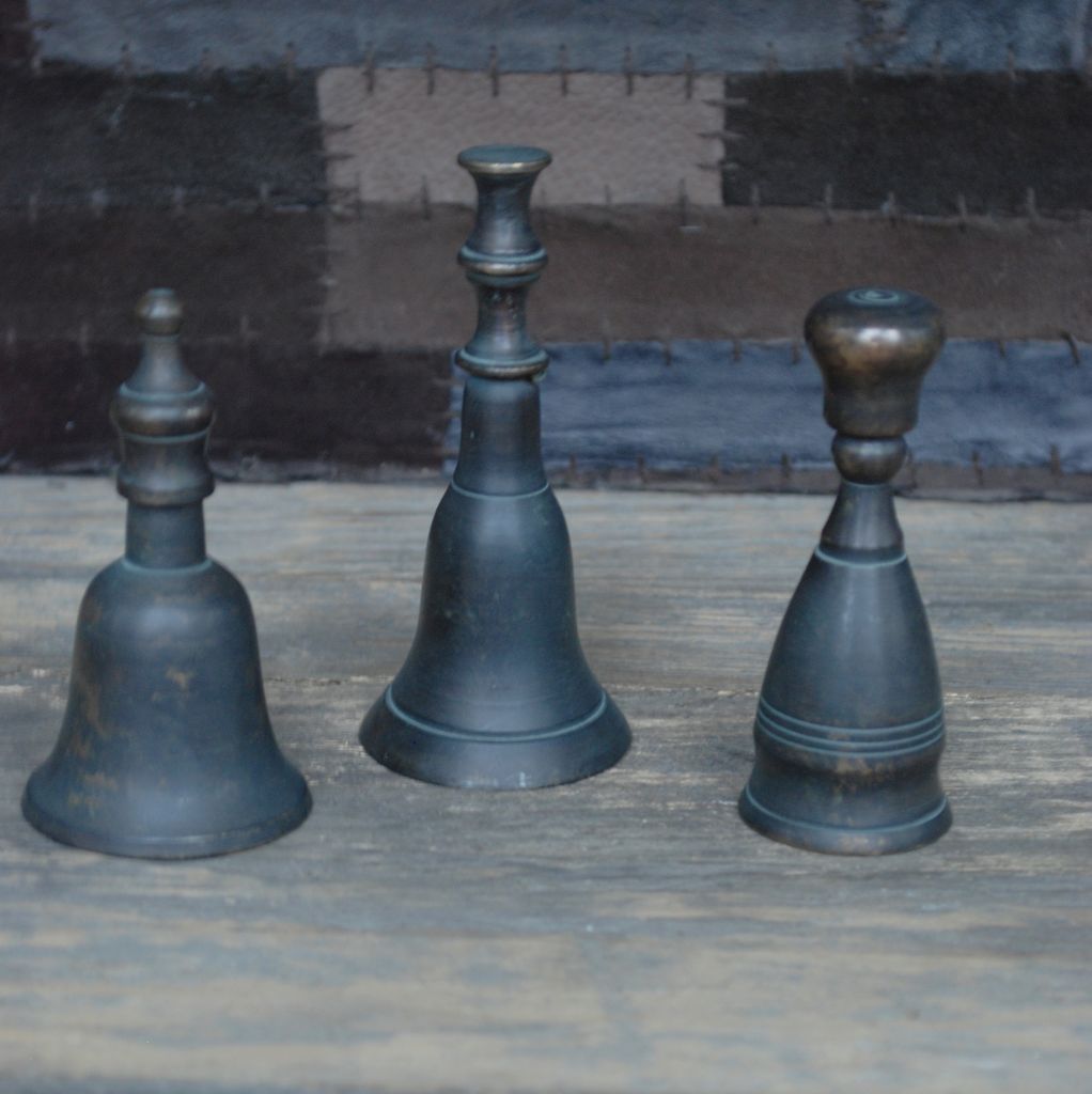 S/3 BELLS ANT BLACK FINISH