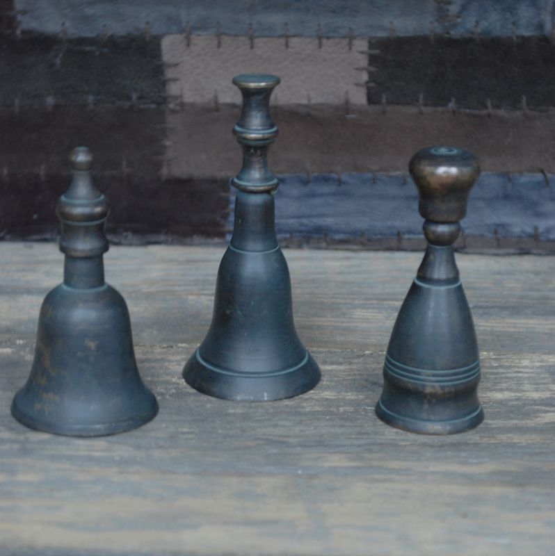 S/3 BELLS ANT BLACK FINISH