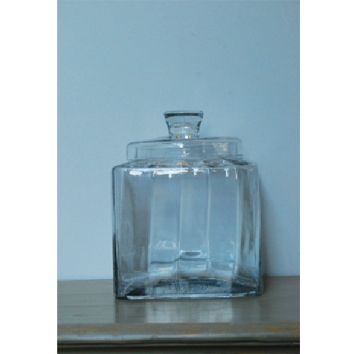 PETIT BOCAL CARRE VERRE LIGNE