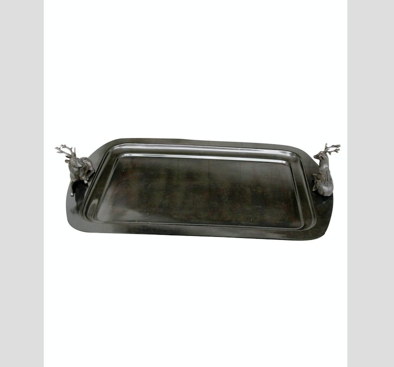 2 DEERS TRAY