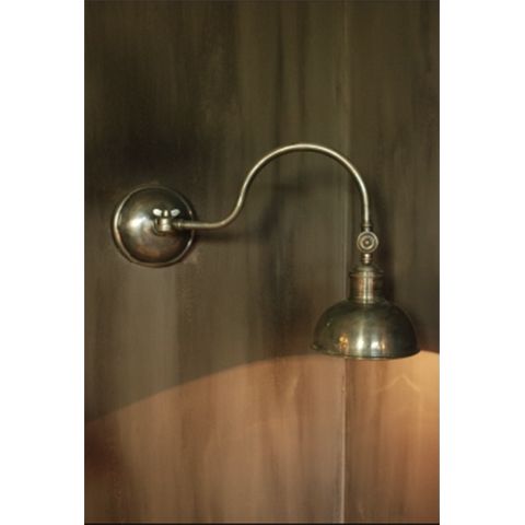 NICKEL  WALL SCONCE ANTIQUE SILVER