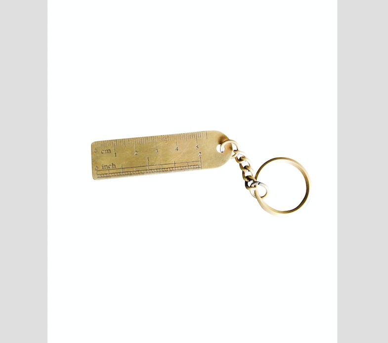 BRASS KEY RING 5CM