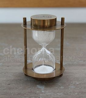 SAND TIMER 3 MIN OLD COPPER