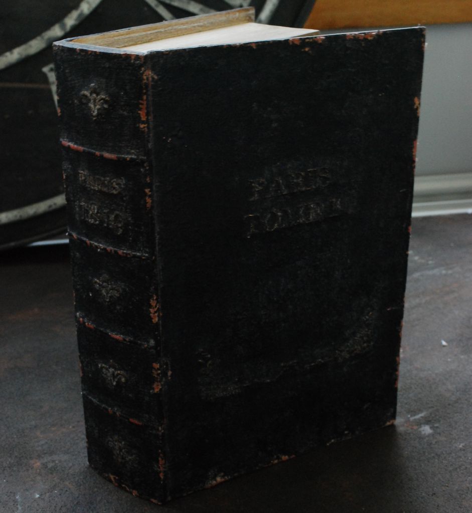 BOOK BOX BLACK &#39;PARIS&#39;