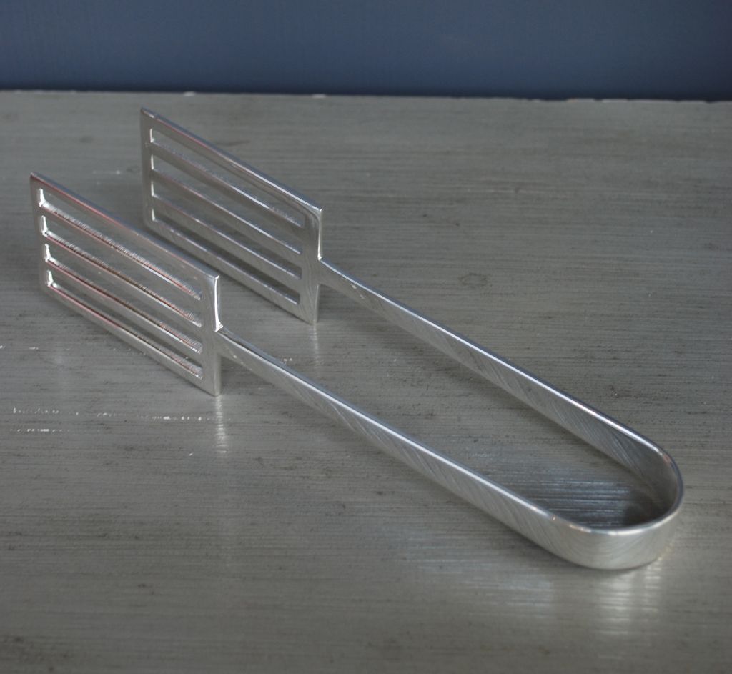 SILVER PLATED PASTRY TONG